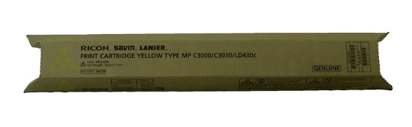Picture of Ricoh 888637 Yellow Copier Cartridge (15000 Yield)