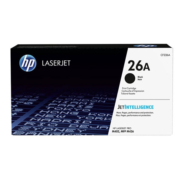 Picture of HP CF226A (HP 26A) Black Toner Cartridge