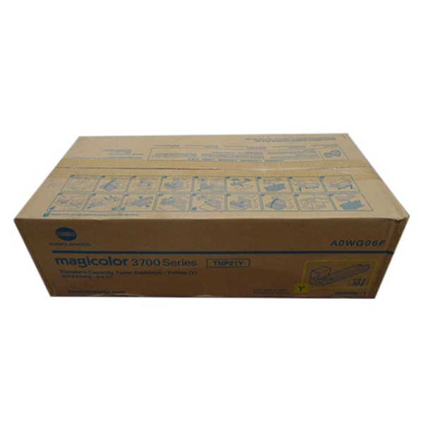 Picture of Konica Minolta A0WG06F Yellow Toner Cartridge
